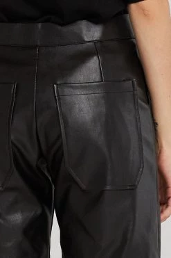 STORETS CLOTHING Rachel Pleather Biker Shorts