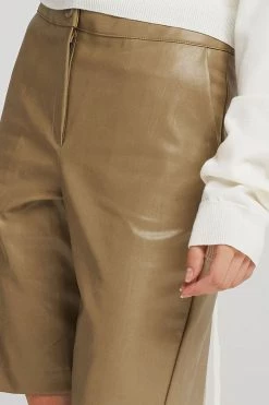 STORETS CLOTHING Rachel Pleather Biker Shorts