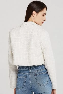 STORETS CLOTHING Hadley Boucle Crop Top And Jacket Set