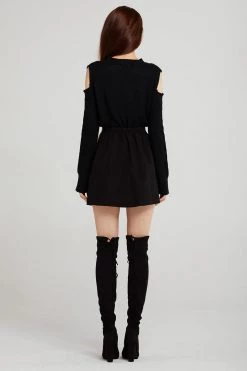 STORETS BOTTOMS Kinley Pleated Wrap Skirt