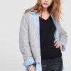 STORETS SALE CLOTHING Ginny Shiny 2 Way Cardigan
