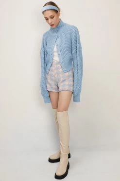 STORETS Amaya Ribbed Knit Cardigan