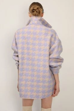 STORETS Hannah Houndstooth Shirt Jacket