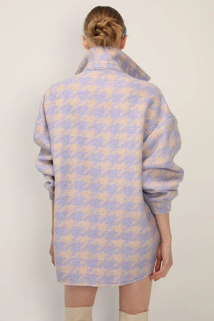 STORETS Hannah Houndstooth Shirt Jacket
