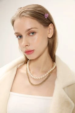 STORETS ACCESSORIES Classic Faux Pearl Necklace