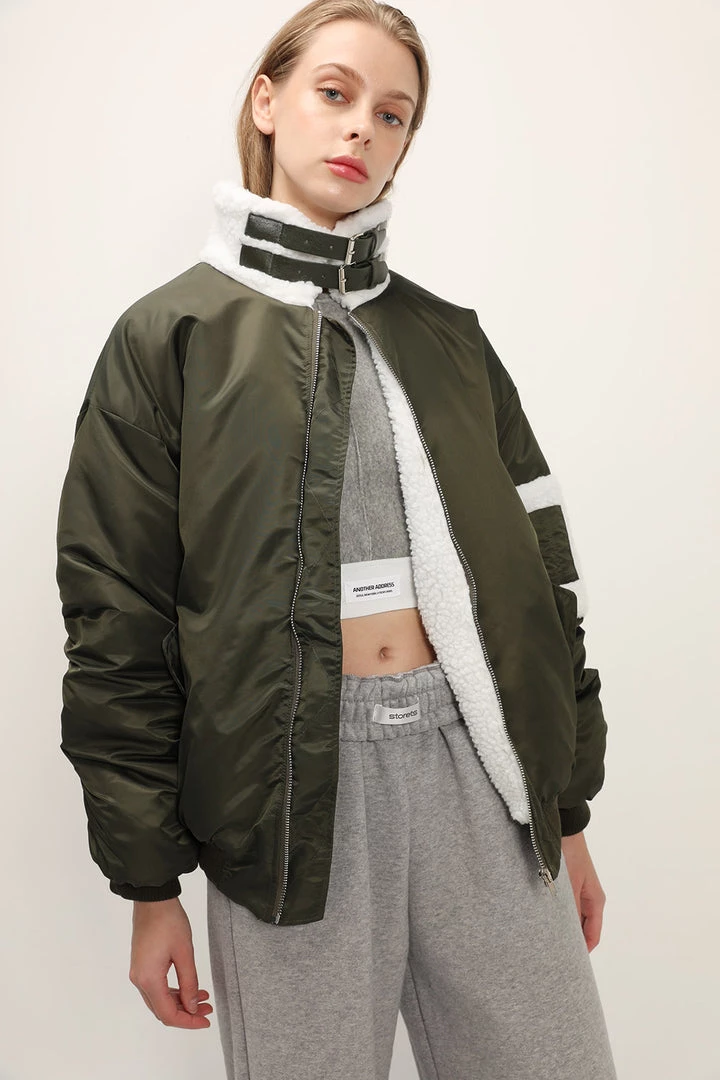 STORETS CLOTHING Ella Borg Teddy Bomber