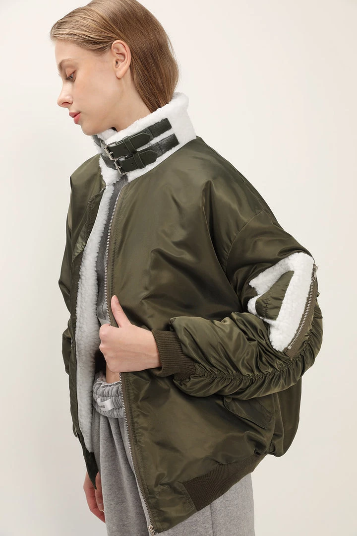 STORETS CLOTHING Ella Borg Teddy Bomber