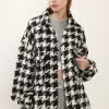 STORETS Hannah Houndstooth Shirt Jacket CLOTHING