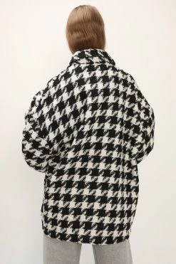 STORETS Hannah Houndstooth Shirt Jacket CLOTHING