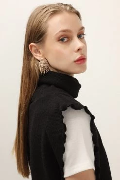 STORETS Faux Pearl Stamens Earrings