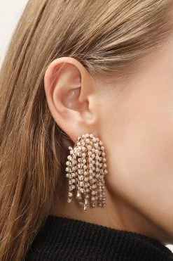 STORETS Faux Pearl Stamens Earrings