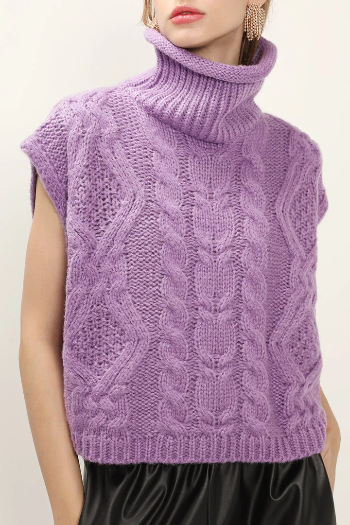 STORETS Reagan Cable Knit Sleeveless Top