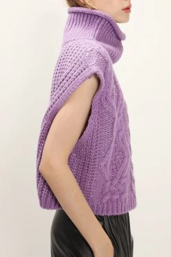 STORETS Reagan Cable Knit Sleeveless Top