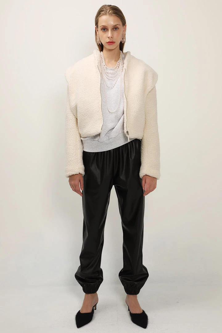 STORETS SALE Phoebe Structured Teddy Jacket