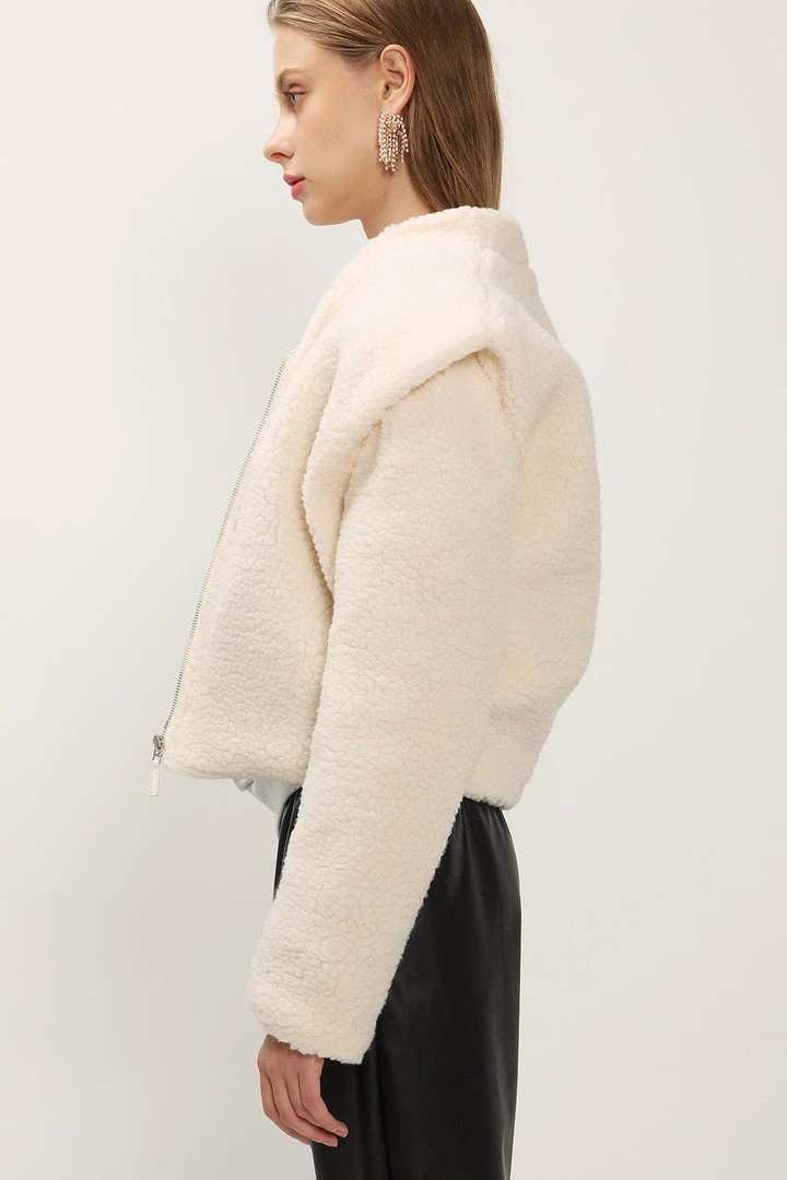 STORETS SALE Phoebe Structured Teddy Jacket