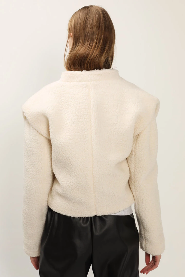 STORETS SALE Phoebe Structured Teddy Jacket