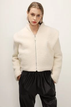 STORETS SALE Phoebe Structured Teddy Jacket