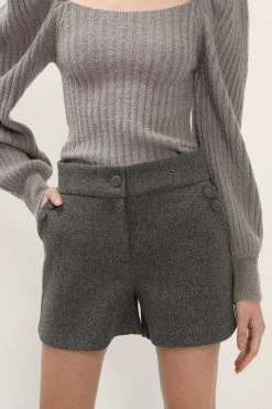 STORETS CLOTHING Eden Slim Fit Buttoned Shorts