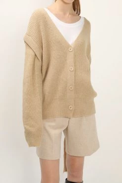 STORETS CLOTHING Iris Eyelet Back Cardigan