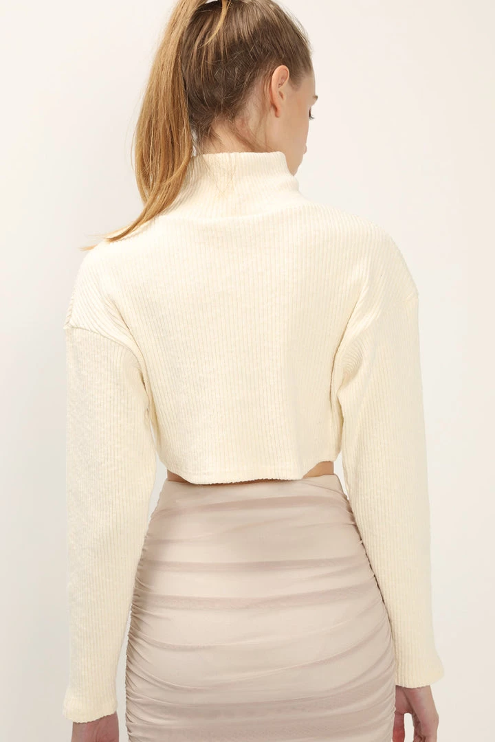 STORETS SALE CLOTHING Peyton High Neck Crop Top