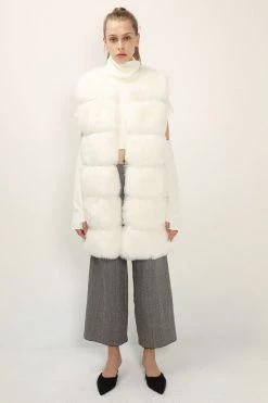 STORETS Amelia Fluffy Faux Fur Vest CLOTHING