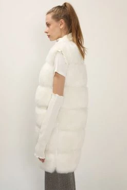 STORETS Amelia Fluffy Faux Fur Vest CLOTHING