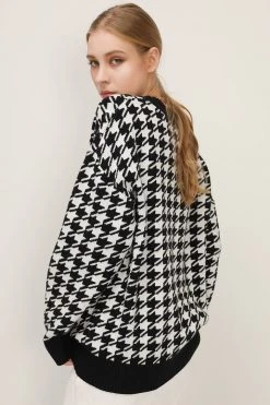 STORETS SALE CLOTHING Jocelyn Houndstooth Sweater