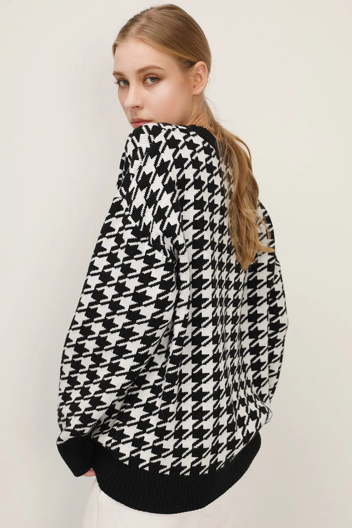 STORETS SALE CLOTHING Jocelyn Houndstooth Sweater