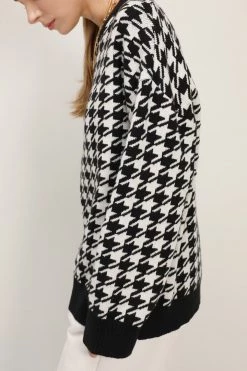 STORETS SALE CLOTHING Jocelyn Houndstooth Sweater