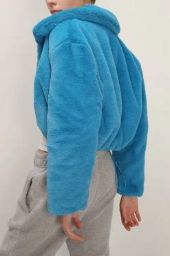 STORETS Leah Fluffy Cropped Jacket CLOTHING