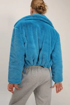 STORETS Leah Fluffy Cropped Jacket CLOTHING