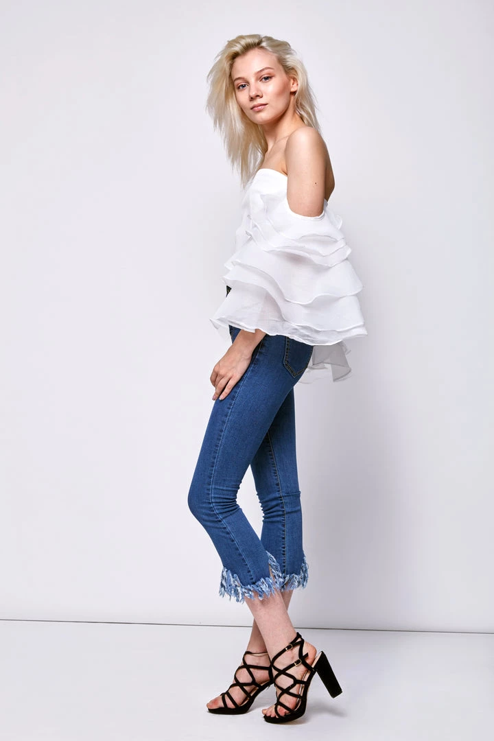 STORETS SALE Michelle Frayed Jeans