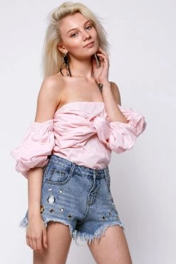 STORETS SALE CLOTHING Bera Eyelet Punching Shorts