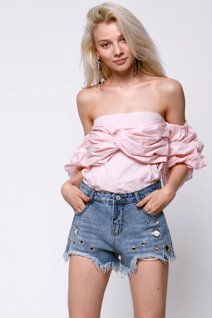 STORETS SALE CLOTHING Bera Eyelet Punching Shorts