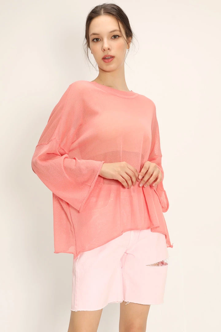 STORETS Paola See-thru Knitted Top