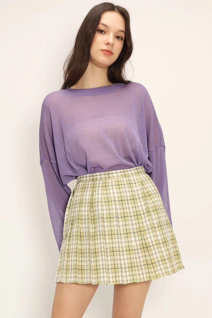 STORETS CLOTHING Paola See-thru Knitted Top