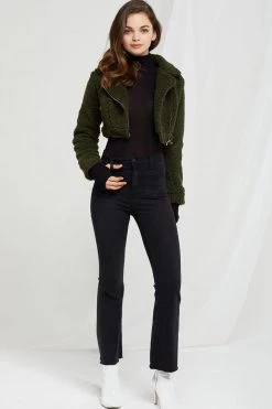 STORETS SALE Katrina Cropped Teddy Jacket-3 Colors
