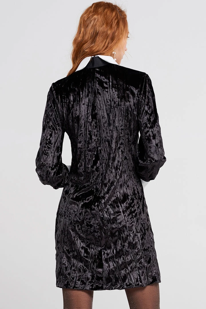 STORETS SALE Jane Velvet Dress With Tie CLOTHING