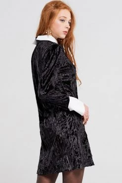 STORETS SALE Jane Velvet Dress With Tie CLOTHING