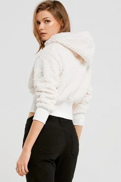 STORETS Hailey Teddy Hoodie Top CLOTHING