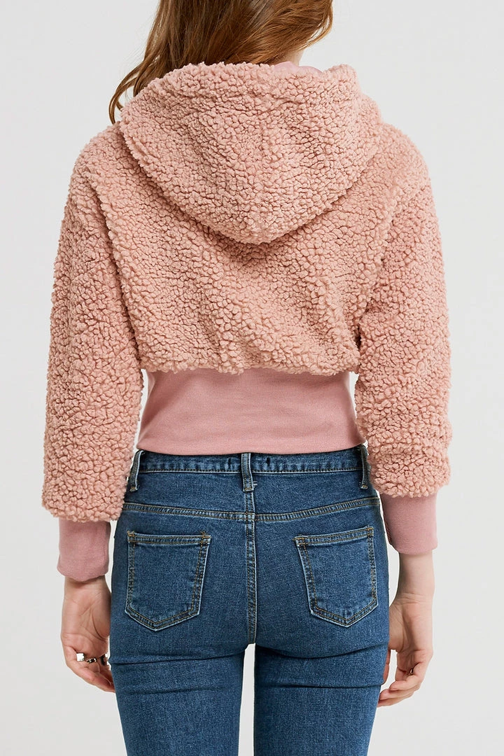 STORETS Hailey Teddy Hoodie Top CLOTHING