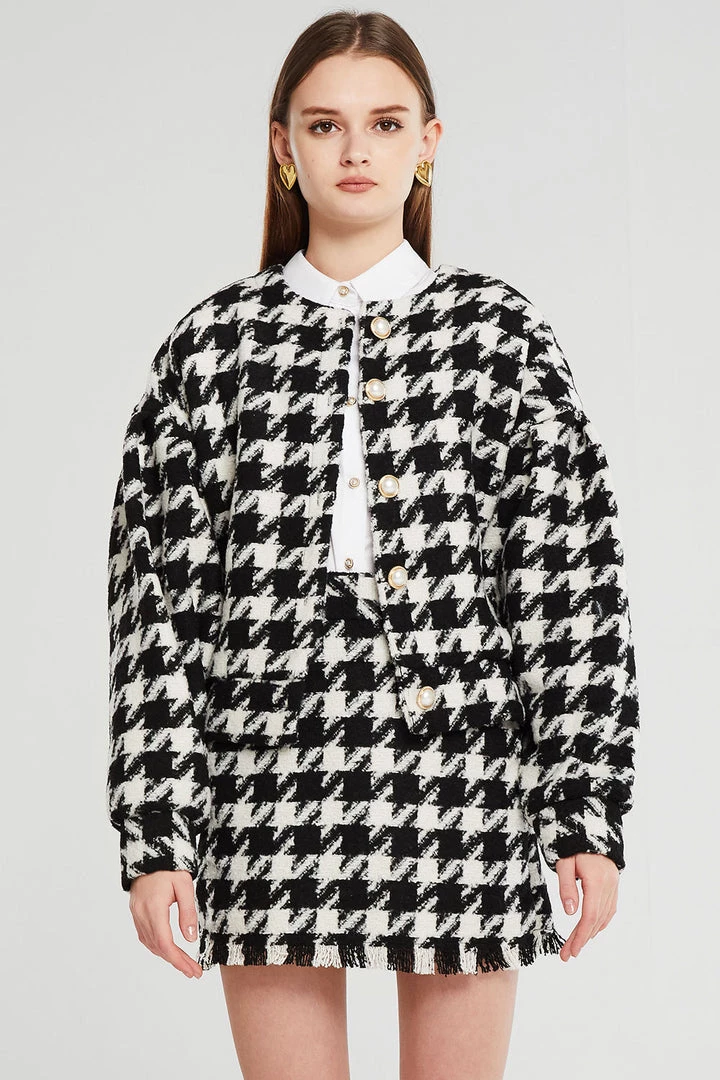 STORETS Lori Houndstooth 2 Piece Set CLOTHING