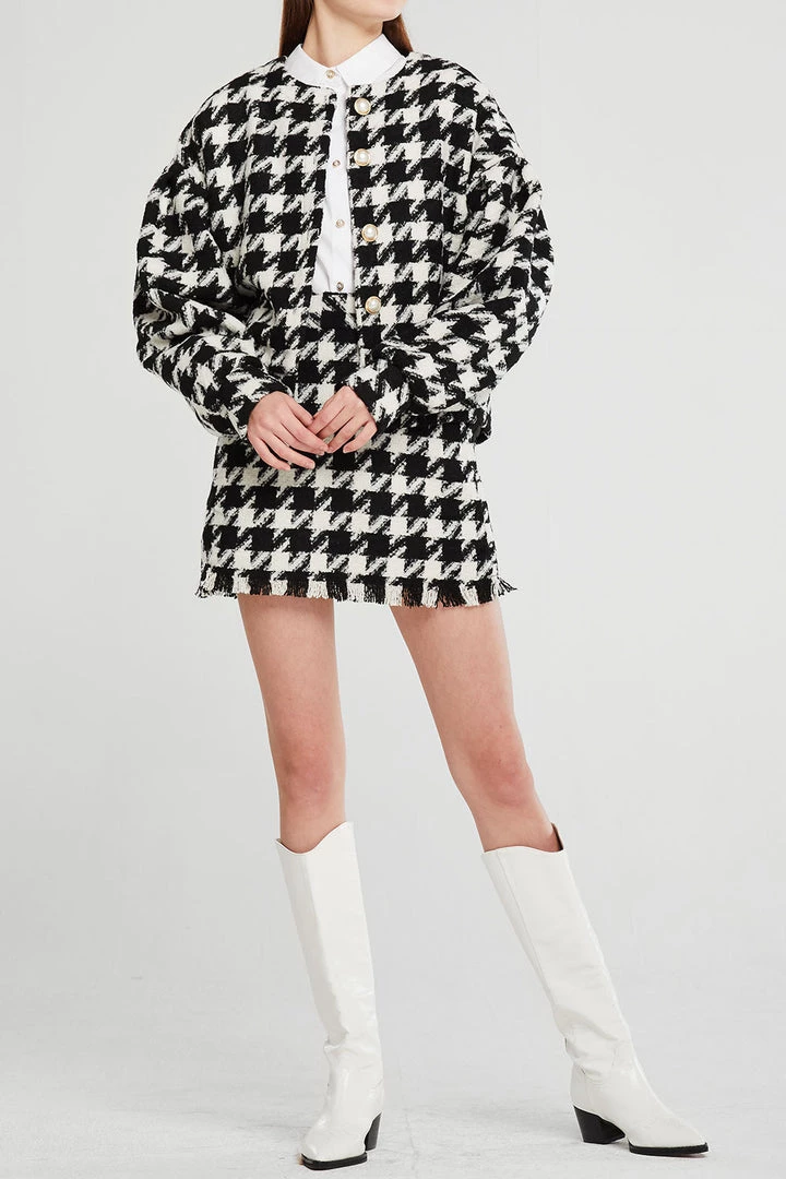 STORETS Lori Houndstooth 2 Piece Set CLOTHING