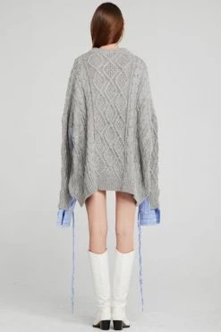 STORETS Influencer Sadie Shirt Combo Knit Pullover
