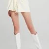 STORETS CLOTHING Nancy Raw Edge Belted Shorts