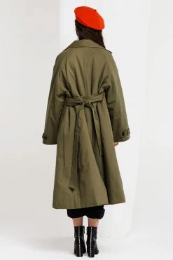 STORETS CLOTHING Lillian Padded Coat With Fur Scarf