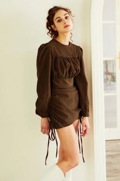 STORETS CLOTHING Rory Ruched Side Dress