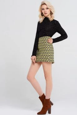 STORETS SALE Mia Jaquard Mini Skirt