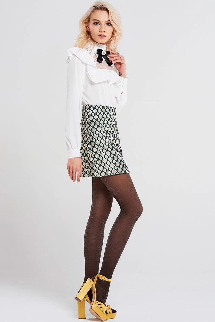 STORETS SALE Mia Jaquard Mini Skirt