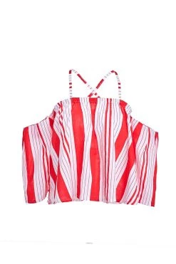 STORETS SALE Stella Stripe Off-the-Shoulder Top